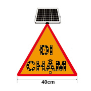 BIỂN BÁO ĐI CHẬM HÌNH TAM GIÁC NĂNG LƯỢNG MẶT TRỜI