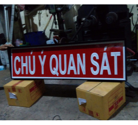 ĐÈN CẢNH BÁO CHỚP VÀNG CHÚ Ý QUAN SÁT