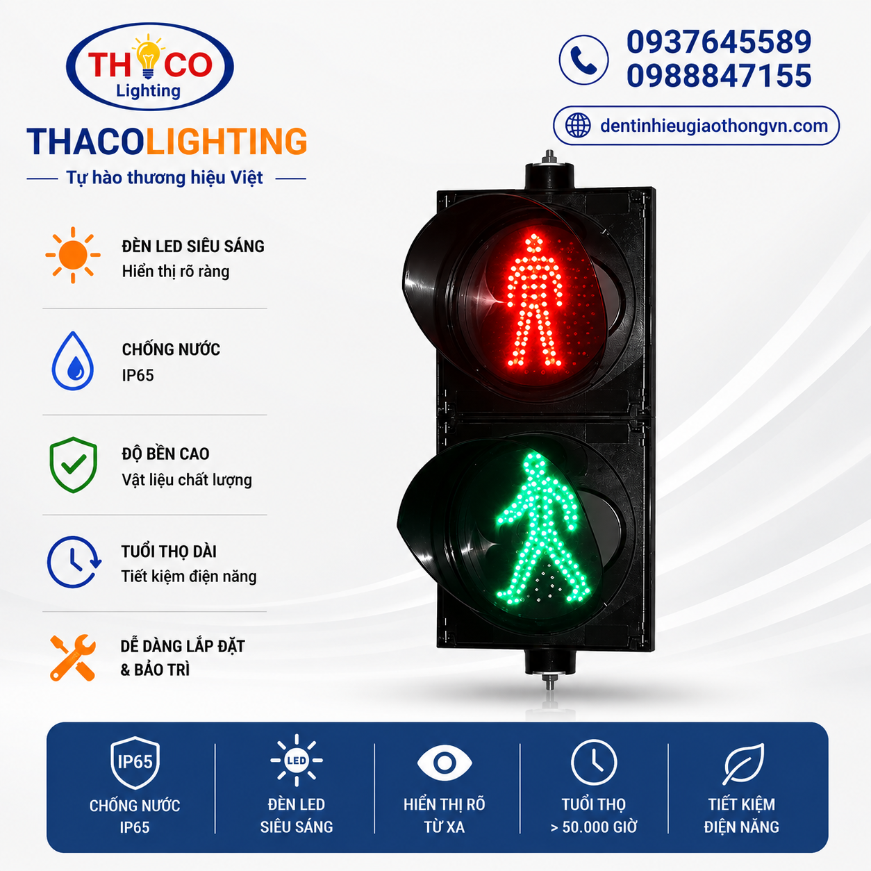 ĐÈN NGƯỜI ĐI BỘ D200mm